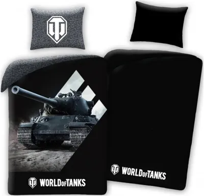 Obrázek produktu pro Halantex 140x200 World of Tanks svítící ve tmě bavlněné dětské povlečení s povlakem na polštář 70x90 Kids 09