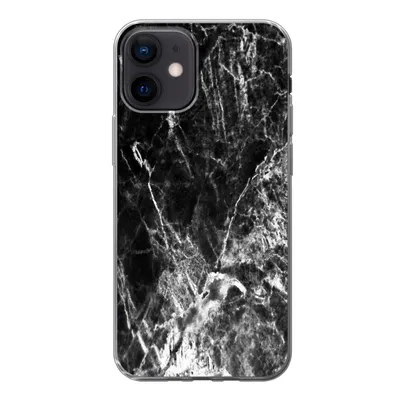 Produktbild von MuchoWow® Handyhülle Schutzhülle Hülle für iPhone 12 Marmor - Stein - Luxus Silikon Softcase Handy Hülle - Schutzhülle