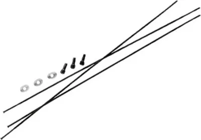 Produktbild von Sram Cx-ray Straight Pull External 29 Rise 60 Speichen 3 Einheiten Schwarz 294 mm Schwarz 294 mm