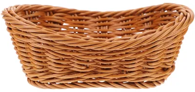 Produktbild von Handgewebter Rattan-Servierkorb für Brot und Obst