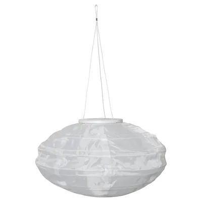 Produktbild von LED Solar-Lampion ,Festival', Lichtsensor, outdoor, 35x19cm, weiß