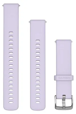 Produktbild von Garmin Schnellwechsel-Armband 18 mm, Silikon, Lavendelblau