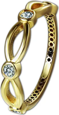 Obrázok produktu pre Zlatý prsteň GoldDream, zirkón, veľkosť 58, 333 zlato, model GDR572Y58