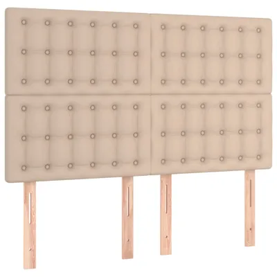 Obrázek produktu pro Čelo postele Cappuccino 144x5x118/128 cm umělá kůže