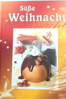 Produktbild von Mini Buch " Süsse Weihnacht " mit Weihnachts Rezepten
