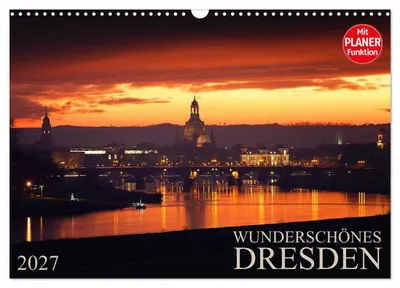 Produktbild von Wunderschönes Dresden (Wandkalender 2027 DIN A3 quer), CALVENDO Monatskalender