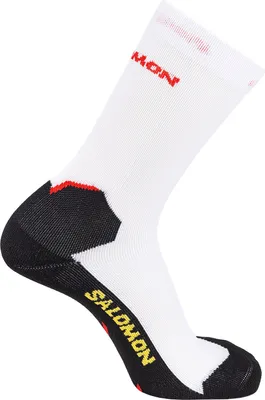 Produktbild von Salomon Socken running Speedcross mit leichter Kompression White/Black 45-47