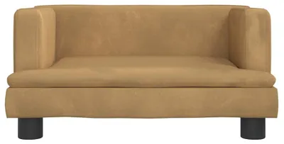 Obrázek produktu pro vidaXL Pelíšek pro psy hnědý 60x40x30 cm Velvet