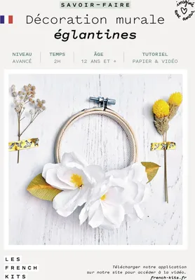 Produktbild von Bastelset aus Papier – Blumenwanddekoration
