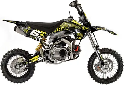 Obrázek produktu pro Stage6 žlutočerná grafická sada pro YCF Pilot Pit Bike
