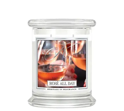 Obrázek produktu pro Kringle Candle Jar Medium Rose All Day vonná svíčka