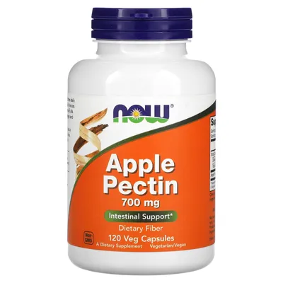 Produktbild von JETZT Lebensmittel, Apfel Pektin, präbiotisch, erhält die Gesundheit des Darms, 700mg, 120cps