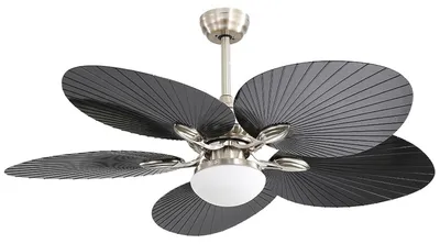 Deckenventilator mit LED, 24 W, 2950 lm, 5 Flügel, 6 Stufen, 132 cm