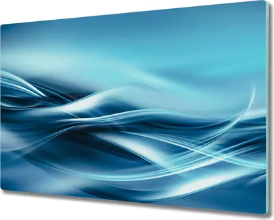Produktbild von Coloray Hackbrett Küchenbrett Kochplattenabdeckung Schneidebrett Herdabdeckplatte 80x52 cm - Wellen