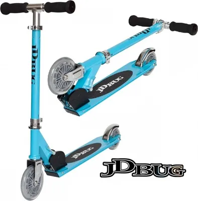 Image de JD Bug Junior trottinette pour enfants 120mm Teal - MS100