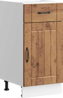 Image de Armoire de cuisine Lucca vieux bois bois ingénierie