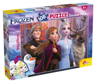 Produktbild von Ausmal-Puzzle (50x35cm) 108 Teile, Die Eiskönigin