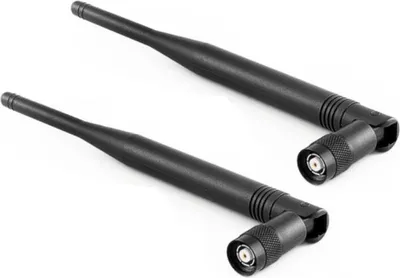 Obrázok produktu pre Sada vysokorýchlostných Wi-Fi antén 2x 5 dBi, 2,4 GHz, konektor RP-TNC