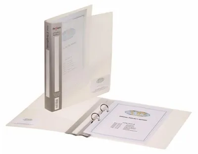 Productafbeelding van A4 ringboek, 2 ringen, 15 mm, kleurloos