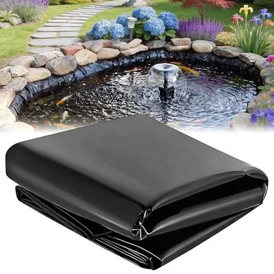 Zdjęcie produktu dla Folia do stawu hdpe 2X3 m czarna wodoszczelna elastyczna ogród