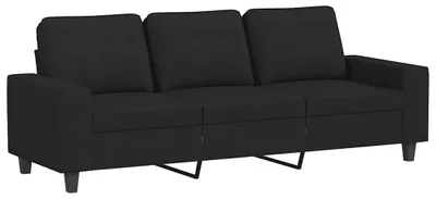 Obrázok produktu pre vidaXL 3-miestna pohovka čierna 180 cm látka