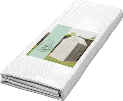 Produktbild von Gewächshausfolie 1,4x1,9 m wasserdicht UV-Schutz Seitenfenster Tunnelfolie weiß