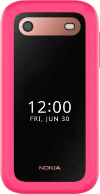 Zdjęcie produktu dla Nokia 2660 Flip Telefon komórkowy 4G Dual SIM Różowa klapka z ekranem 2,8"