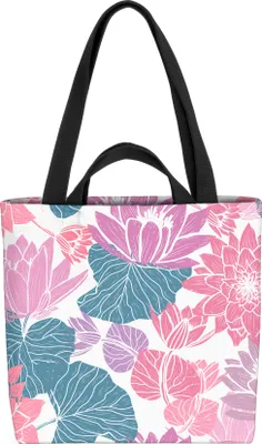Produktbild von VOID Seerosen Teich Malerei Blumen Muster Tasche 33x33x14cm,15l Einkaufs-Beutel Shopper Einkaufs-Tasche Bag