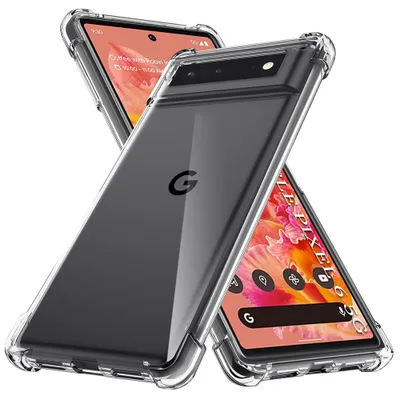 Obrázok produktu pre Techsuit Shockproof Clear Silicone puzdro pre Google Pixel 6 – priehľadné