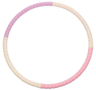 Obrázok produktu pre Mäkký hula-hoop obruč, 62 cm, gymnastický obruč, ružový, 1 kus