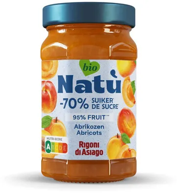 Zdjęcie produktu dla Natù Krem morelowy 240 g - wegański, bezglutenowy, naturalny krem owocowy