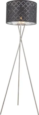Produktbild von Globo Lighting Stehleuchte Metall Nickel matt, 1x E27
