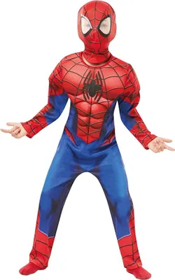 Produktbild von Kids Deluxe Spider-Man Kostüm From Marvel – Fasching Karneval Halloween Verkleidung