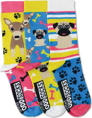 Produktbild von Oddsocks Mops Socken im 3er Set