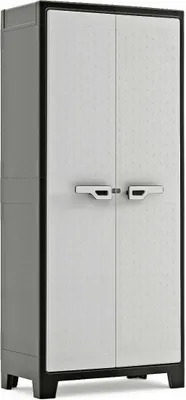 Produktbild von Keter High Storage Cabinet, Titan, Kunststoff, 4 Regale