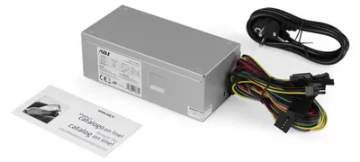 Zdjęcie produktu dla Zasilacz ADJ TFX 300 W z aktywnym PFC, 3 złącza SATA, 20+4-pinowe złącze PCI-E, 6+2-pinowe złącze, wentylator 8 cm