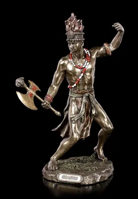 Obrázok produktu pre Socha Shango Orisha Boha 23 cm