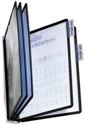 Produktbild von Sichttafelständer Sherpa Display System wall 5 schwarz Packung mit 5 Stück
