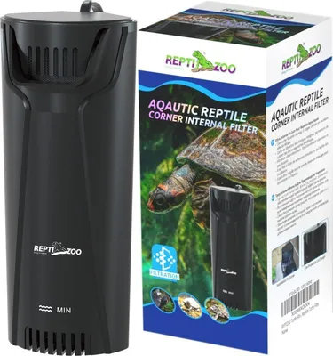 Immagine prodotto di Repti-Zoo Filtro per rettili d'acquario - filtro d'acqua per tartarughe e anfibi 350l/h Repti-Zoo