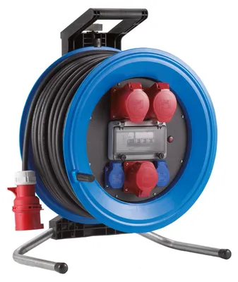 Produktbild von HEDI K4002021I Kabeltrommel Professional Plus 450, 400V 32A, leer, blau