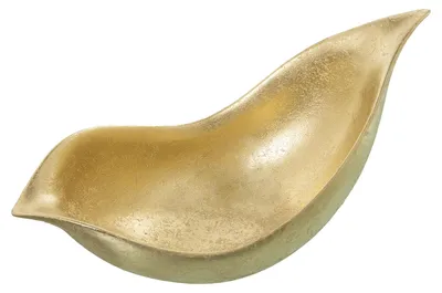 Produktbild von DRW Tischvase aus Keramik in Gold, 18 x 40 x 17 cm