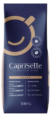 Image de Grains de café Caprisette Classico Mokka, 500 g