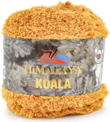Produktbild von Himalaya Koala 75705 Kurkuma: Flauschige Mikropolyester Wolle, 100m/100g, Bulky Stärke