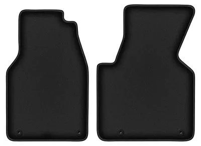 Image de Tapis de sol en moquette pour Volkswagen Transporter T4 1993-2001 (utilitaire) – jeu 4 pièces, noirs, sur mesure – Wielganizator DURBAN