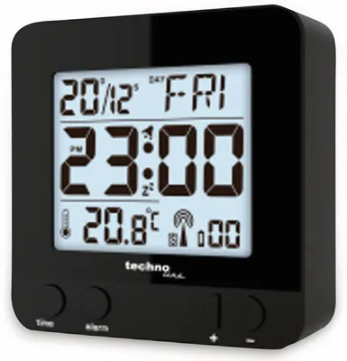 Obrázek produktu pro Technoline WT 235, Digitální budík, Černá, AAA Micro (LR03), 80 mm, 80 mm, 30 mm