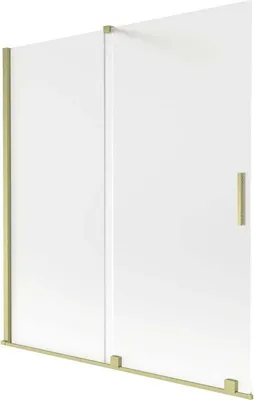 Zdjęcie produktu dla Mexen Velar parawan nawannowy złoty 2-skrzydłowy 150x150 cm