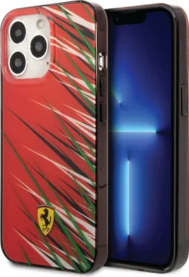 Obrázek produktu pro Zadní kryt na iPhone 14 Pro Max od Ferrari – červený