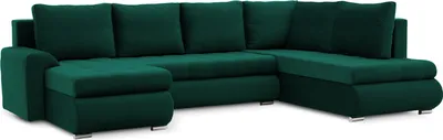 Produktbild von Ecksofa TOKIO II Pro mit Schlaffunktion - U-förmig -Bettkästen. Stoff: Kronos 19 Rechts (muster1)