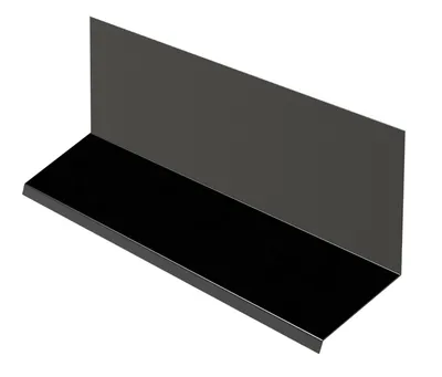 Zdjęcie produktu dla Szyna górna do połączenia z szyną ochronną RS 250, 3 mm, ocynkowana, czarna RAL9005