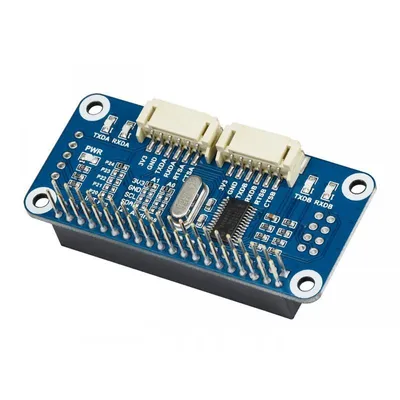 Produktbild von Serial Expansion HAT für Raspberry Pi, 2-ch UART, 8 GPIOs